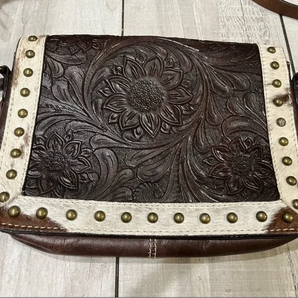 ARIAT crossbody Bag Calf Hair - Picture 2 of 3